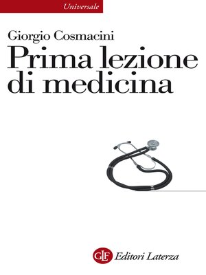 cover image of Prima lezione di medicina